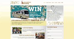 Desktop Screenshot of innovationshousing.com