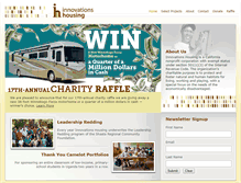 Tablet Screenshot of innovationshousing.com